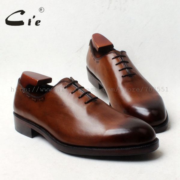 cie round toe whole cut lace-up oxfords 100%genuine calf leather bottom outsole breathable men's shoe dress goodyear weltedox667, Black
cie round toe whole cut lace-up oxfords 100%genuine calf leather bottom outsole breathable men's shoe dress goodyear weltedox667, Black