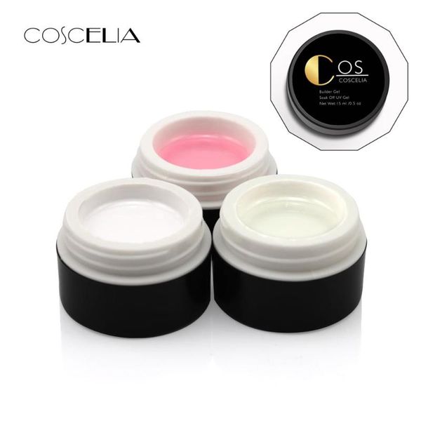 thick builder gel nails pink coscelia new 15ml finger nail extension uv gel nail cover pink camouflage soak off hard jelly, Red;pink
