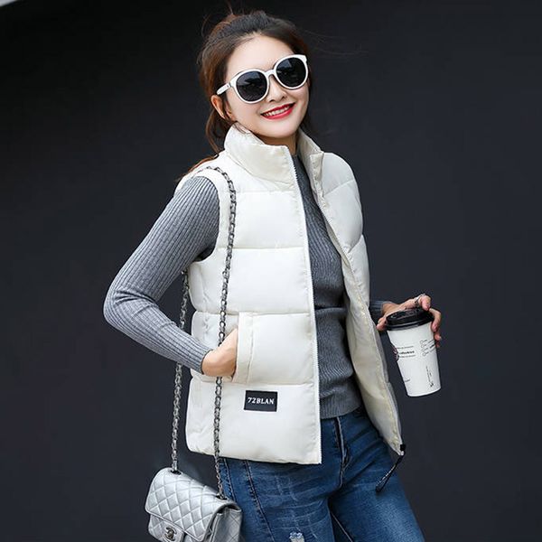 women's vests women winter short vest casual autumn solid thicken warm cotton padded waistcoat parka stand collar sleeveless my09, Black;white
women's vests women winter short vest casual autumn solid thicken warm cotton padded waistcoat parka stand collar sleeveless my09, Black;white