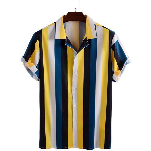 IG Fshion Mens Summer Casual Short Sleeve Shirts for Holidays Beach Style Straped Tee 7 Styles Size M-3XL
IG Fshion Mens Summer Casual Short Sleeve Shirts for Holidays Beach Style Straped Tee 7 Styles Size M-3XL