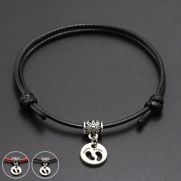2020 new small foot print pendant red thread string bracelet lucky black coffee handmade rope bracelet for women men jewelry, Red;blue
2020 new small foot print pendant red thread string bracelet lucky black coffee handmade rope bracelet for women men jewelry, Red;blue