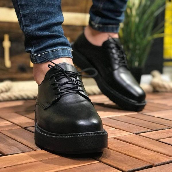 chekich men casual shoes for men sport high sole shoes lace-up sneakers comfortable flexible fashion style leather wedding classic, Black
chekich men casual shoes for men sport high sole shoes lace-up sneakers comfortable flexible fashion style leather wedding classic, Black