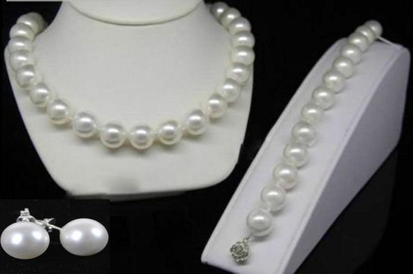 10mm white akoya shell pearl round beads necklace bracelets earrings, Silver 
10mm white akoya shell pearl round beads necklace bracelets earrings, Silver