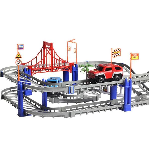 diy 3d variety electric track railway car speed rail train model colorful racing road assemble educational toys gift for children
diy 3d variety electric track railway car speed rail train model colorful racing road assemble educational toys gift for children