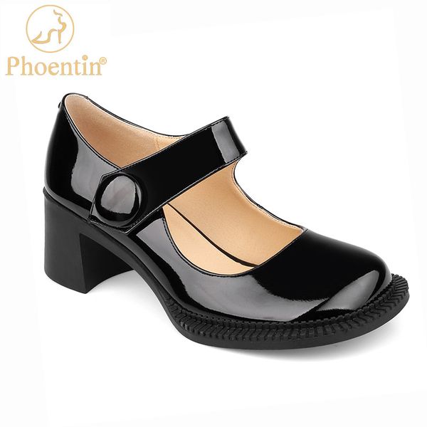 phoentin retro mary jane shoes patent leather autumn ladies shoes big-head hook & loop chunky heels lolita pumps female ft958, Black
phoentin retro mary jane shoes patent leather autumn ladies shoes big-head hook & loop chunky heels lolita pumps female ft958, Black