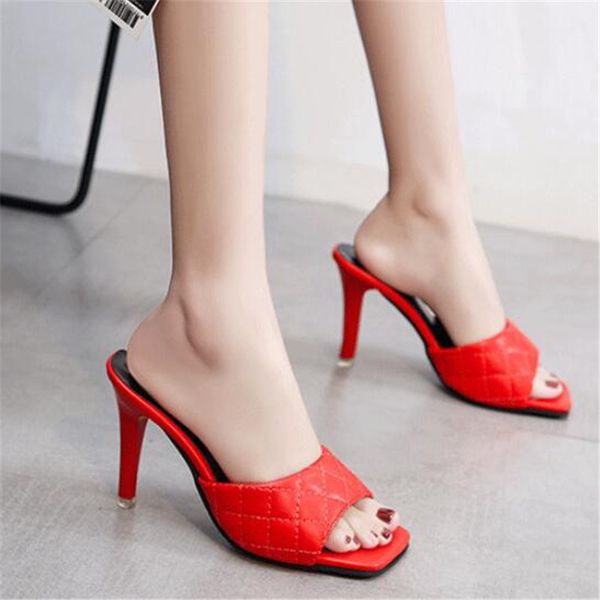 summer women sandals square toe ladies heel mules thin high heels sandals slippers female fashion woman shoes 9cmmultifunction, Black
summer women sandals square toe ladies heel mules thin high heels sandals slippers female fashion woman shoes 9cmmultifunction, Black