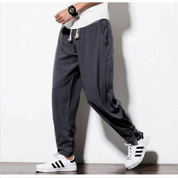 casual loose solid men's harem pants chinese traditional harajuku pants men cotton and linen slim fit trousers plus size m-6xl, Black
casual loose solid men's harem pants chinese traditional harajuku pants men cotton and linen slim fit trousers plus size m-6xl, Black