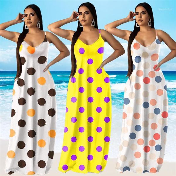 strap v neck polka dot dresses new women summer dress bodemian women dresses casual spaghetti, Black;gray
strap v neck polka dot dresses new women summer dress bodemian women dresses casual spaghetti, Black;gray