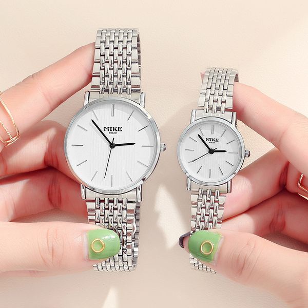 brand mike lovers' couples quartz luxury men watch women valentine gift clock watches ladies 30m waterproof wristwatc, Slivery;brown
brand mike lovers' couples quartz luxury men watch women valentine gift clock watches ladies 30m waterproof wristwatc, Slivery;brown