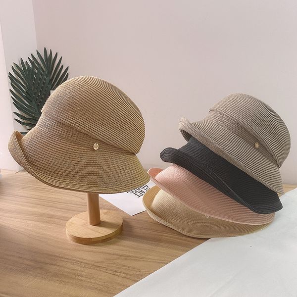 wide brim hats 2021 women straw sunhat summer beach trilby cap panama style packable travel hat female fisherman, Blue;gray
wide brim hats 2021 women straw sunhat summer beach trilby cap panama style packable travel hat female fisherman, Blue;gray