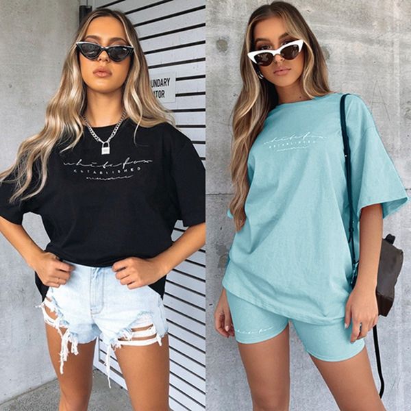 women's tracksuits summer casual women set short sleeve shirt and biker shorts print two piece sets loose home outfit, Gray
women's tracksuits summer casual women set short sleeve shirt and biker shorts print two piece sets loose home outfit, Gray
