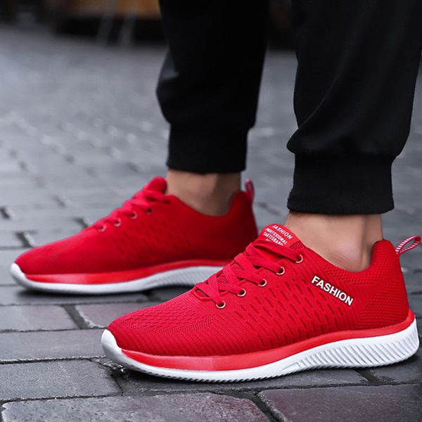 mens vulcanized shoes solid color mesh breathable lace up male sports shoe big size lightweight comfortable trendy men sneakers, Black
mens vulcanized shoes solid color mesh breathable lace up male sports shoe big size lightweight comfortable trendy men sneakers, Black