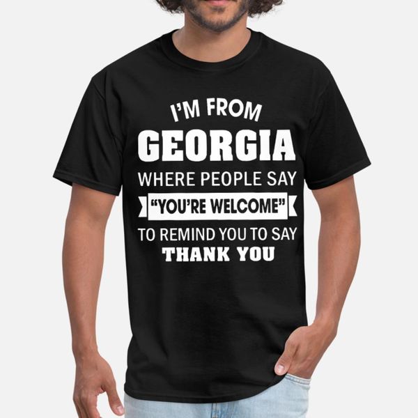 i m from georgia where people say you re welcome t t shirt men custom short sleeve s-xxxl clothing interesting building spring normal shirt
i m from georgia where people say you re welcome t t shirt men custom short sleeve s-xxxl clothing interesting building spring normal shirt