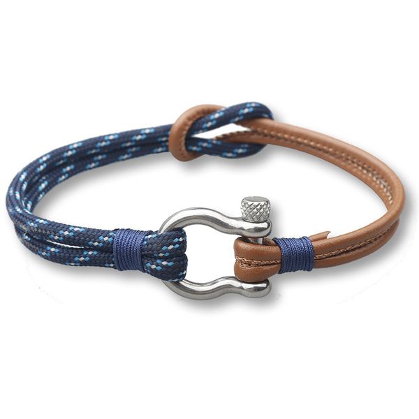 new fashion jewelry navy style sport camping parachute cord men with stainless steel shackle buckle sl103, Golden;silver
new fashion jewelry navy style sport camping parachute cord men with stainless steel shackle buckle sl103, Golden;silver