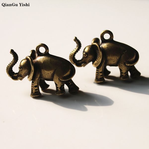 solid brass auspicious elephant key chains pendant vintage copper animal keychain bag charm key rings holder children men gifts, Silver 
solid brass auspicious elephant key chains pendant vintage copper animal keychain bag charm key rings holder children men gifts, Silver