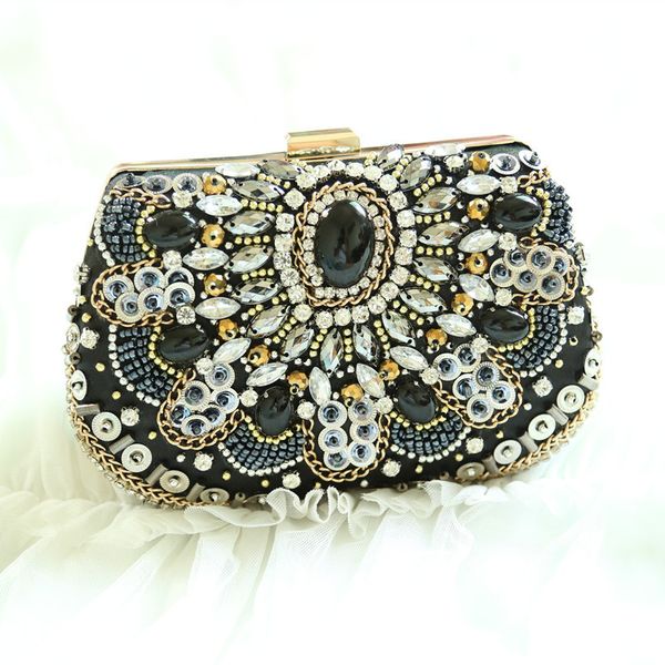 fashion handmade embroidered beads evening bag vintage clutch personal shoulder crossbody bag business casual party 
fashion handmade embroidered beads evening bag vintage clutch personal shoulder crossbody bag business casual party