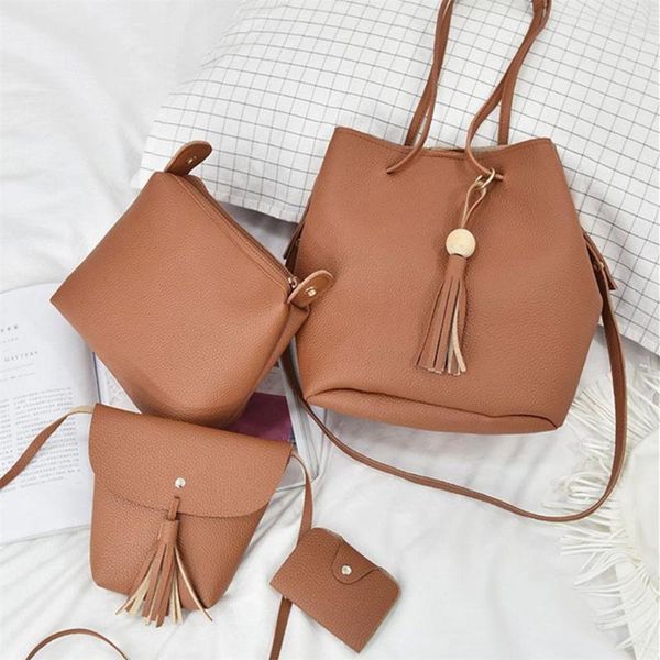 4шт женщины повседневной кожа top-ручка сумки tassel плеча кошелек сумка tote дама посланник crossbody сумка композитного сцепление
4шт женщины повседневной кожа top-ручка сумки tassel плеча кошелек сумка tote дама посланник crossbody сумка композитного сцепление