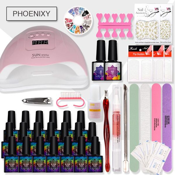 gel polish nail art set manicure tools kit 48w/80w uv led nail lamp dryer colors gel polish tools kit varnish set
gel polish nail art set manicure tools kit 48w/80w uv led nail lamp dryer colors gel polish tools kit varnish set
