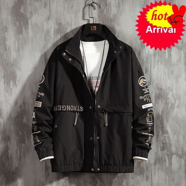 5xl 4xl 6xl 3xl 2xl autumn men jacket black casual hooded loose bomber male windbreaker coat trend hip hop streetwear, Black;brown
5xl 4xl 6xl 3xl 2xl autumn men jacket black casual hooded loose bomber male windbreaker coat trend hip hop streetwear, Black;brown