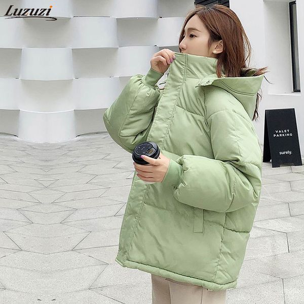 luzuzi fashion short winter jacket women casual warm solid hooded parka coat winter autumn female outwear jacket parkas mujer, Black
luzuzi fashion short winter jacket women casual warm solid hooded parka coat winter autumn female outwear jacket parkas mujer, Black