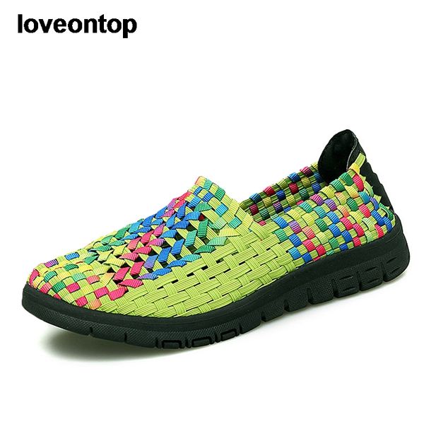 loveonsummer women sneakers multi colors woven shoes fashion slip-on lady's flats round toe casual loafers, Black
loveonsummer women sneakers multi colors woven shoes fashion slip-on lady's flats round toe casual loafers, Black