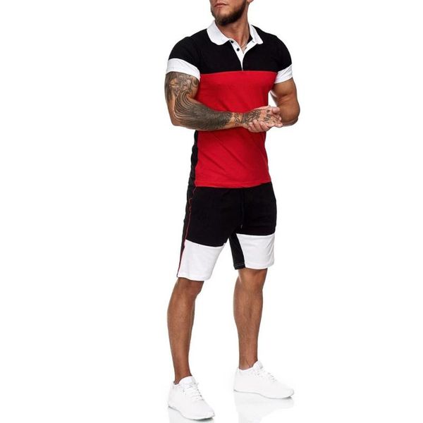 gym clothing 2021 men summer casual elastic 2-piece sport suits short pants & sleeve patchwork tracksuits #3, White;black
gym clothing 2021 men summer casual elastic 2-piece sport suits short pants & sleeve patchwork tracksuits #3, White;black