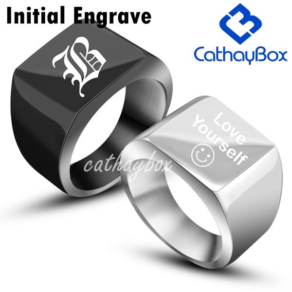 cluster rings personalised initial engrave custom make men ring stainless steel black fashion jewelry us size, Golden;silver
cluster rings personalised initial engrave custom make men ring stainless steel black fashion jewelry us size, Golden;silver
