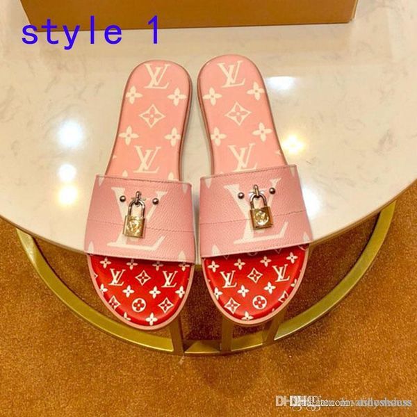 women's slippers fashion lock printing real leather bottom sandals summer fine casual dress shoes sand flip flop for women with origina, Black
women's slippers fashion lock printing real leather bottom sandals summer fine casual dress shoes sand flip flop for women with origina, Black