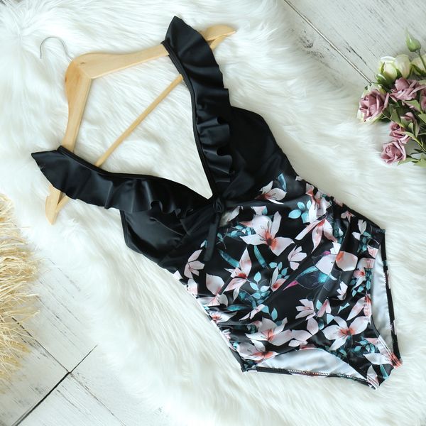 2020 one piece swimsuit female swimwear women print floral bandage shoulder ruffle brazilian backless monokini
2020 one piece swimsuit female swimwear women print floral bandage shoulder ruffle brazilian backless monokini