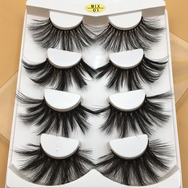 false eyelashes mikiwi 25mm 3d fake mink eyelash 4/7 pairs pack natural fibers thick long faux beauty makeup lashes
false eyelashes mikiwi 25mm 3d fake mink eyelash 4/7 pairs pack natural fibers thick long faux beauty makeup lashes
