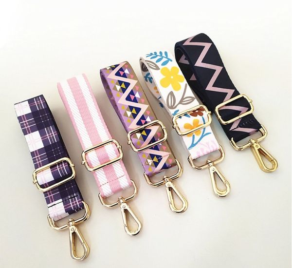 colorful bag strap belt flower replacement wide straps for crossbody bag accessories nylon shoulder strap for bags, Black 
colorful bag strap belt flower replacement wide straps for crossbody bag accessories nylon shoulder strap for bags, Black