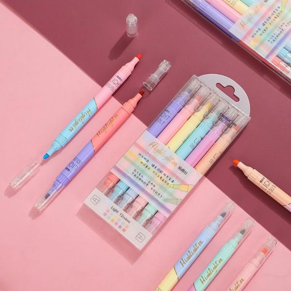 highlighters jianwu 6pcs/set double-headed 12color highlighter pen candy colors students writing mark journal pens kawaii school supplies, Black;red
highlighters jianwu 6pcs/set double-headed 12color highlighter pen candy colors students writing mark journal pens kawaii school supplies, Black;red