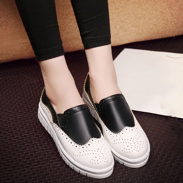 agodor women flat shoes casual creepers shoes flats platform 2020 black and white round toe slip on loafers big size
agodor women flat shoes casual creepers shoes flats platform 2020 black and white round toe slip on loafers big size