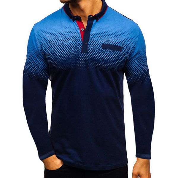 men's polos men fashion long sleeve shirts 3d gradient printing lapel sweatshirt 2021 autumn casual business slim, White;black
men's polos men fashion long sleeve shirts 3d gradient printing lapel sweatshirt 2021 autumn casual business slim, White;black