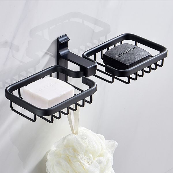 wall mounted soap dishes bathroom soap sponge holder storage rack black aluminum rack holder bathroom accessories
wall mounted soap dishes bathroom soap sponge holder storage rack black aluminum rack holder bathroom accessories