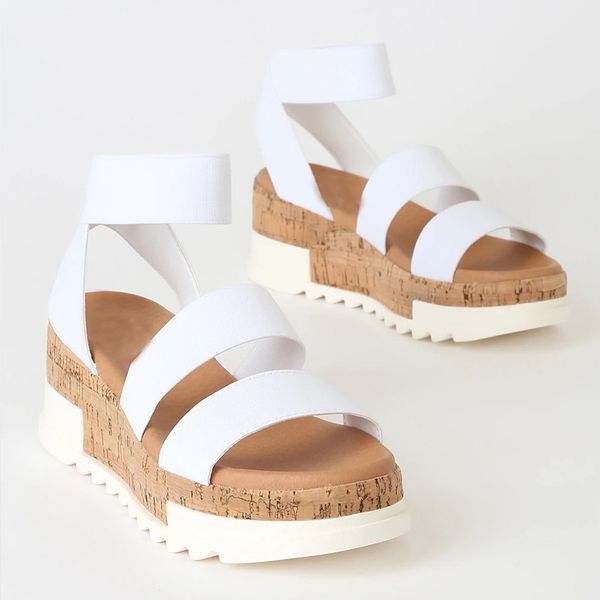 casual platform sandals woman shoes summer women peep toe high wedges heel ankle-wrap sandalia microfiber female shoes, Black
casual platform sandals woman shoes summer women peep toe high wedges heel ankle-wrap sandalia microfiber female shoes, Black