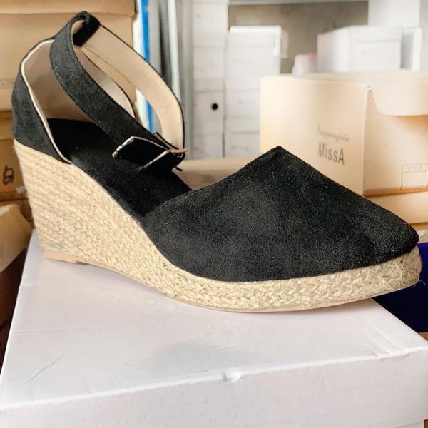 women solid colour buckle ankle strap sandals fashion female wedge platform sandals summer high heel shoes zapatos mujer #t1g, Black
women solid colour buckle ankle strap sandals fashion female wedge platform sandals summer high heel shoes zapatos mujer #t1g, Black