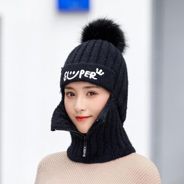 missky winter women beanies kids girls caps warm pullover knitting neckerchief hat with zipper for riding, Blue;gray
missky winter women beanies kids girls caps warm pullover knitting neckerchief hat with zipper for riding, Blue;gray