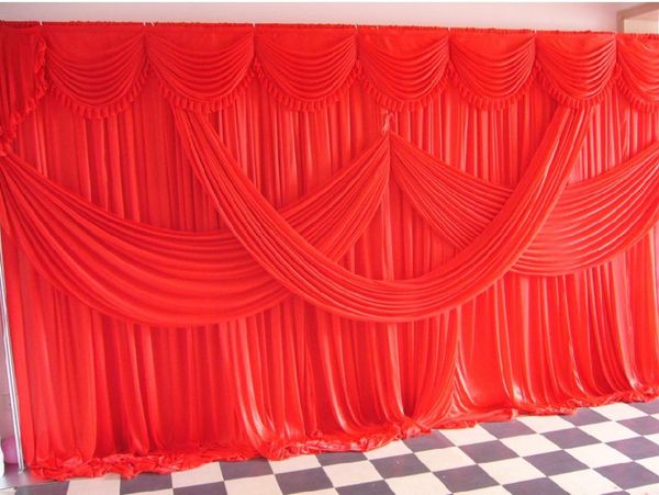 party decoration red ice silk wedding background curtain with swag backdrop 3m*6m(10ft*20ft) props decorations dhl
party decoration red ice silk wedding background curtain with swag backdrop 3m*6m(10ft*20ft) props decorations dhl