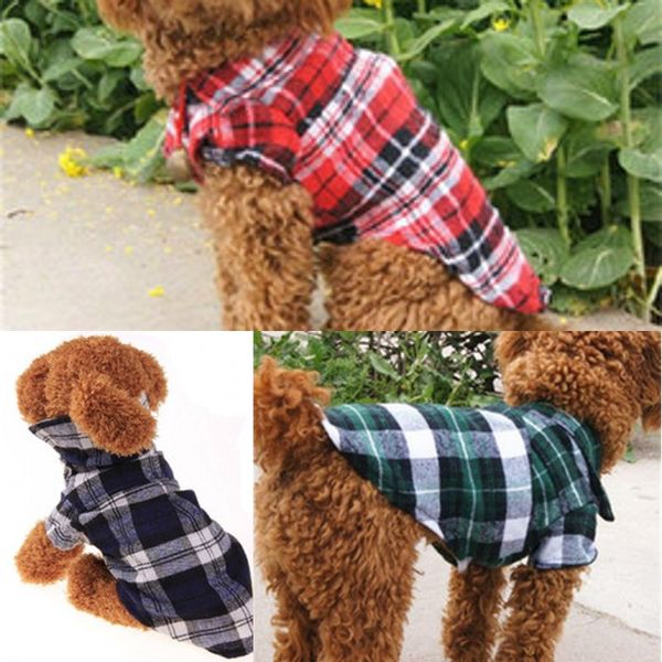 plaid cute puppy dogs clothes chien charms dog vests animal shirt pet supplies cat apparels thin britain style summer 4lq c2
plaid cute puppy dogs clothes chien charms dog vests animal shirt pet supplies cat apparels thin britain style summer 4lq c2