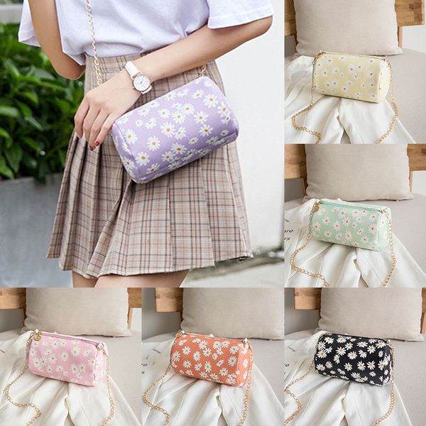 small daisies printing mini bag artificial pu cylindrical cute shoulder bags sweet casual fashion handbag handbags
small daisies printing mini bag artificial pu cylindrical cute shoulder bags sweet casual fashion handbag handbags