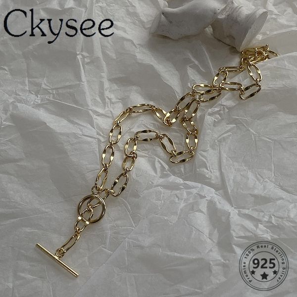 ckysee 925 sterling silver necklace industry wide chain necklace for fashion women fine jewelry charms silver 925 necklaces jewe
ckysee 925 sterling silver necklace industry wide chain necklace for fashion women fine jewelry charms silver 925 necklaces jewe
