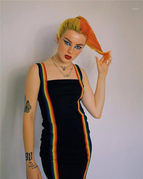 womens bodycon dresses summer black ladies party dresses with sashes female clothing rainbow ribbon, White;black
womens bodycon dresses summer black ladies party dresses with sashes female clothing rainbow ribbon, White;black