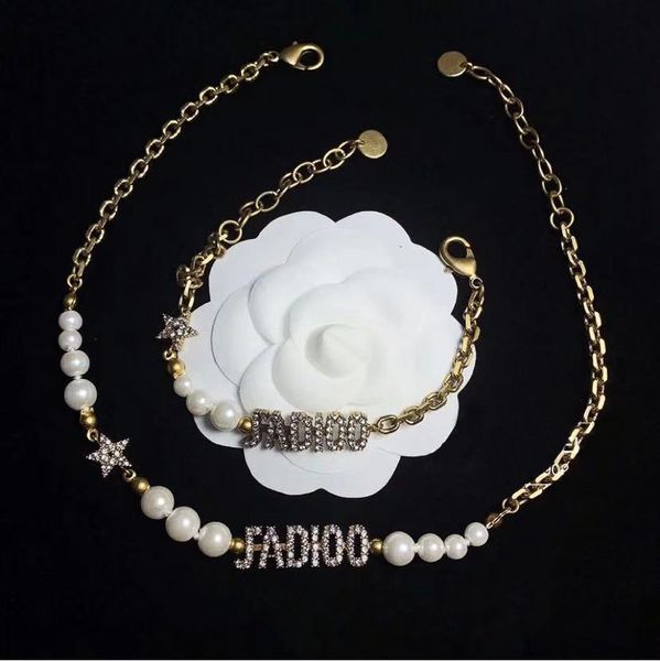 d home/di home letter pearl bracelet female internet celebrity same temperament female diamond pearl necklace, Black
d home/di home letter pearl bracelet female internet celebrity same temperament female diamond pearl necklace, Black
