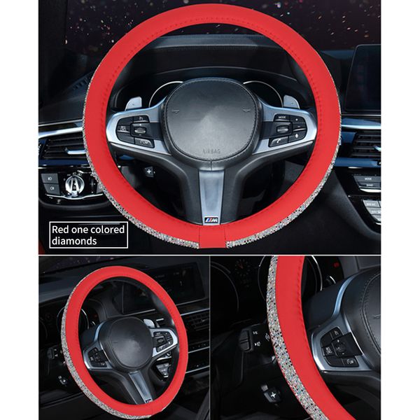 luxury crystal diamond car steering wheel cover pu leather bling bling rhinestone anti-slipping covered steering-wheel covers
luxury crystal diamond car steering wheel cover pu leather bling bling rhinestone anti-slipping covered steering-wheel covers
