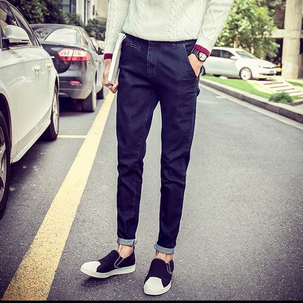 men's jeans 2021 spring summer men hip hop trousers cowboys solid slim fit student teenagers ankle-length pants pencil, Blue
men's jeans 2021 spring summer men hip hop trousers cowboys solid slim fit student teenagers ankle-length pants pencil, Blue