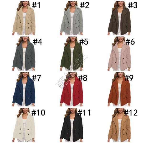 new women sherpa coat winter thicken fleece jacket warm plush outwear pocket overcoat plus size women clothes jacket boutique 12color d82604, Black
new women sherpa coat winter thicken fleece jacket warm plush outwear pocket overcoat plus size women clothes jacket boutique 12color d82604, Black