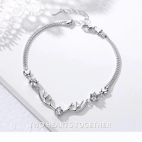 counter genuine sterling silver bracelet 18k white gold heart-shaped valentine's day simple wife to send his girlfriend a birthday gift, Black
counter genuine sterling silver bracelet 18k white gold heart-shaped valentine's day simple wife to send his girlfriend a birthday gift, Black