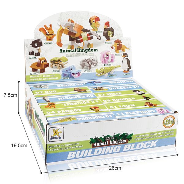 small particle block toy 12 together 1 creative science animal assembly little particle penguin elephant boys and girls educational toy
small particle block toy 12 together 1 creative science animal assembly little particle penguin elephant boys and girls educational toy