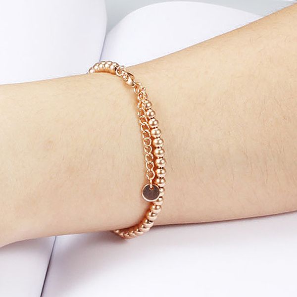 link, chain women beads bracelet stainless steel rose gold cat chains woman accessories charms fashion bracelets 2021, Black
link, chain women beads bracelet stainless steel rose gold cat chains woman accessories charms fashion bracelets 2021, Black